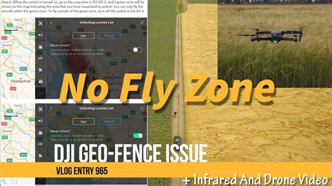 unlocking dji  fly zone drone flight geofence experience nfz youtube