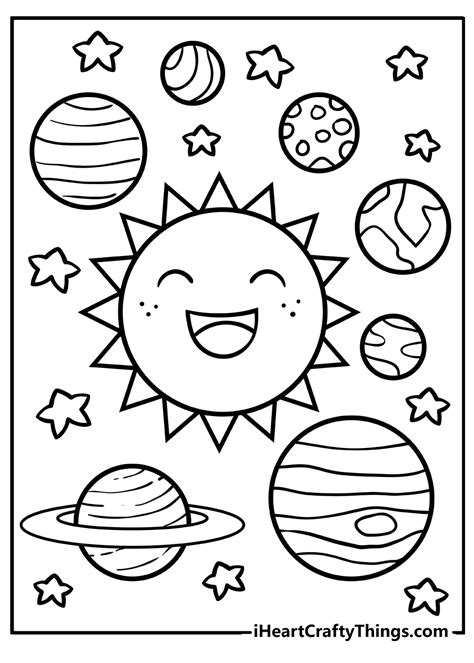 solar system  coloring pages
