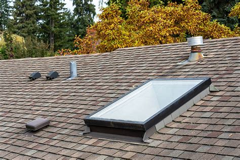 curb mounted  deck mounted skylights designing idea
