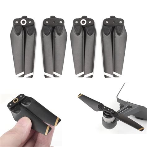 pairs  foldable quick release folding blades propellers  dji spark mini drone spare