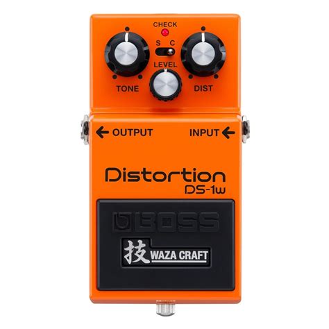 boss ds  waza craft distortion pedal  gearmusic