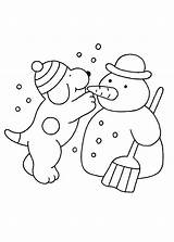 Coloring Pages Winter Dog Snowman Spot Kids Printable Kleurplaat Kleurplaten Preschool Preschoolactivities Christmas Sheet Worksheets Crafts Fun Dogs Visit Sheets sketch template