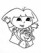 Dora Explorer Buku Mewarna Iklan sketch template