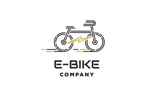 electric bike logo branding logo templates creative market