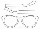 Glasses Template Printable Coloring Sunglasses Pages Printables Kids Templates 3d Eyewear Craft Glass Color Sunglass Coloringpage Paper Eu Carnival Pattern sketch template