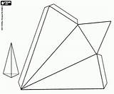 Triangular Pyramide Pyramid Based sketch template