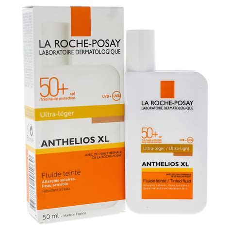 anthelios xl ultra light tinted fluid spf   la roche posay