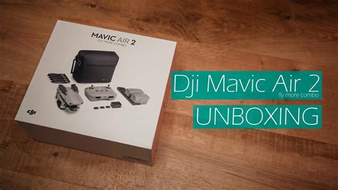 mavic air  unboxing versione fly  combo youtube