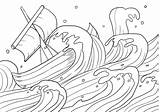 Colorare Jona Vento Christlicheperlen Sea Perlen Windy Violent Jonah Christliche Arose Scatenò Signore Forte Gemerkt sketch template
