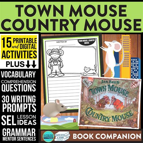 town mouse country mouse activities  lesson plans
