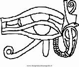 Horus Coloring Tattoo Eye Template sketch template
