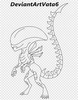 Xenomorph Pngegg sketch template