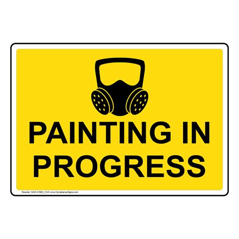 painting  progress sign  symbol nhe ylw