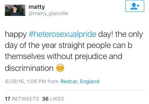 Why Heterosexuals Don T Need A Day To Be Proud