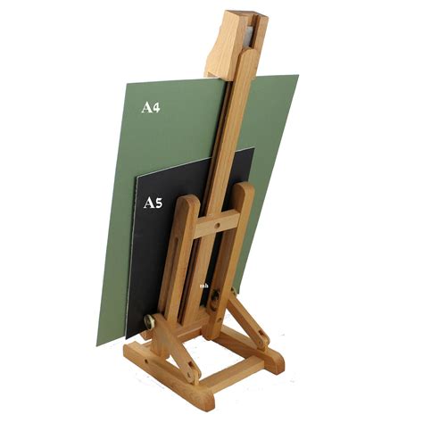 artists table top easel adjustable display easels small table wooden