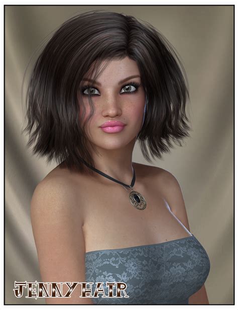 jenny hair for genesis 2 female s and victoria 4 daz 3d