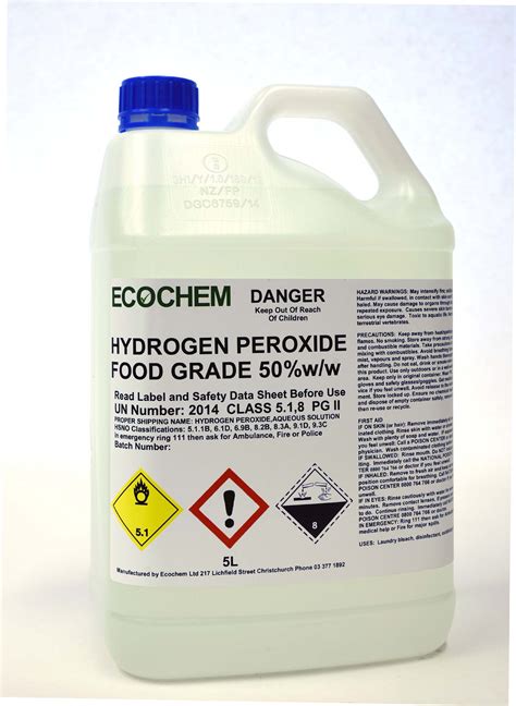 hydrogen peroxide  food grade ecochem limited