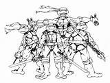 Ninja Turtles Coloring Pages Tortues Kids Coloriage Dessin Imprimer Colorier Color Superheroes Children Simple Printable Drawing Drawings Justcolor sketch template