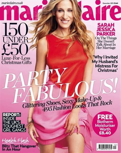 Well That S Just Me Sarah Jessica Parker Covers Marie Claire Uk