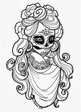 Coloring Muertos Dia Los Pages Skull Dead Adult Printable Calavera Print Skulls La Halloween Colorear Para Calaveras Sugar Colouring Adults sketch template