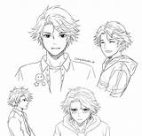 Yoosung Sketches Tumblr Happened Ipad However Route Started Right Now Has Mystic Messenger sketch template