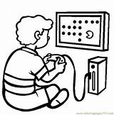 Game Games Coloring Pages Clipart Playing Console Printable Online Drawing Anime Entertainment Color Print Drawings Teach Clipartmag Play Computer Videogames sketch template