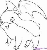 Digimon Patamon Library Coloringhome Dragoart Insertion sketch template