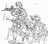 Coloring Army Soldier Pages Kids Popular sketch template