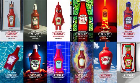 asked  draw ketchup  ai chose heinz muse  clio