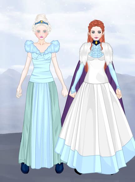 Anna And Elsa At Annas Wedding By Disneyfanart1998 On