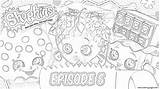 Coloring Shopkins Pages Episode Printable Color Book sketch template