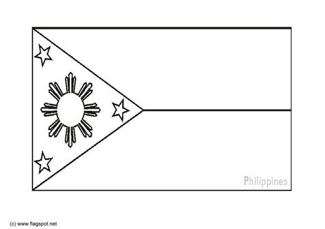 Philippines Flag Coloring Page Flag Coloring Pages Coloring Pages
