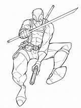 Deadpool Coloring Print Pages Sheets Printable Sheet sketch template