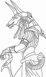 Anubis Printable Pngwing sketch template