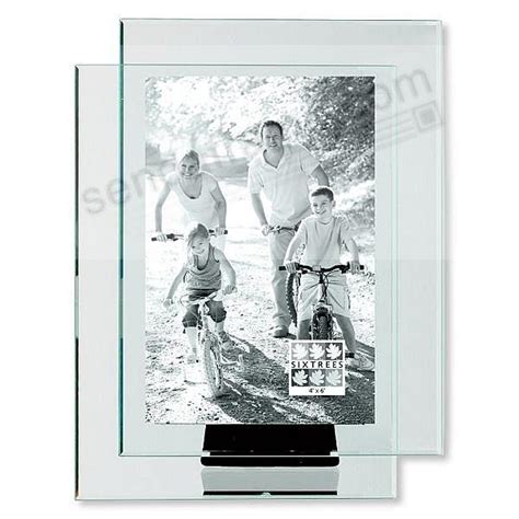 Double Glass Frame Floats Your Photo By Sixtrees® Picture Frames