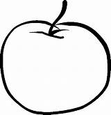 Apple Coloring Pages Fruits sketch template