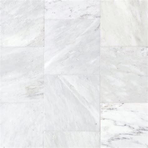 carrara white honed marble tile     floor  decor