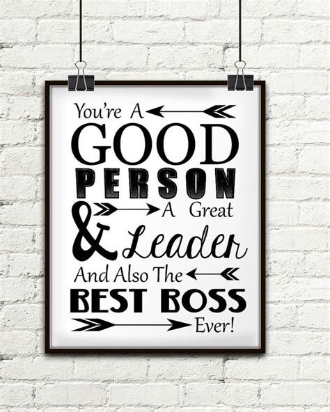 youre  good person  great leader     boss etsy