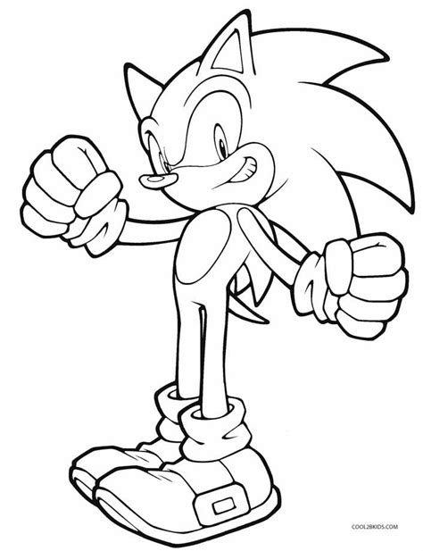 printable sonic coloring pages  kids coolbkids cartoon coloring