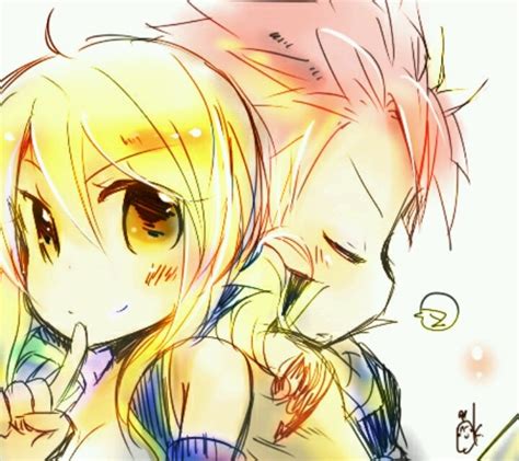 Natsu And Lucy Shh He S Sleeping Fairy Tail Anime