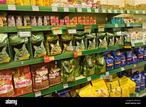 brands  pet food   supercor outlet  el corte ingles spain stock photo alamy