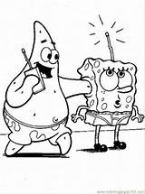 Spongebob Coloring Pages Friends Colouring Popular sketch template