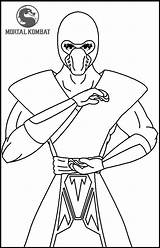 Mortal Kombat Coloring Pages Children Fun Ages Top sketch template