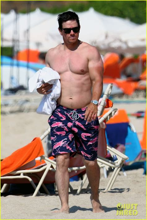 celeb photos mark wahlberg shirtless serving farmer s tan