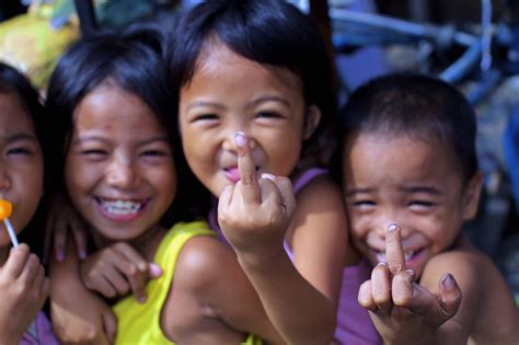photographed  random filipino kids   naturally posed