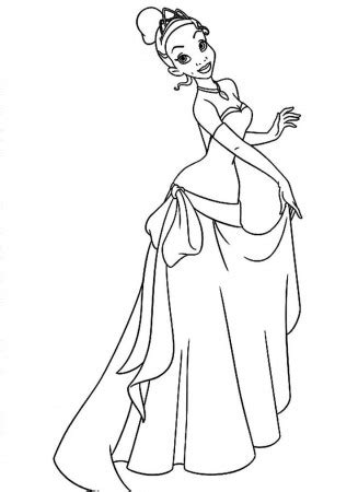 top tiana  prince naveen coloring page source laptopezine