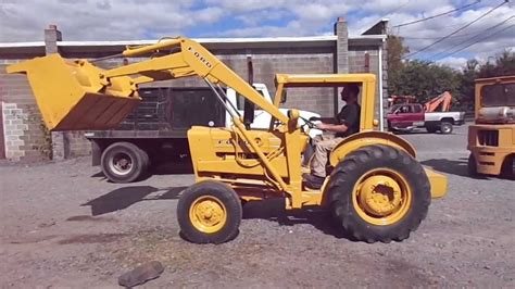 ford  industrial loader tractor demonstration youtube