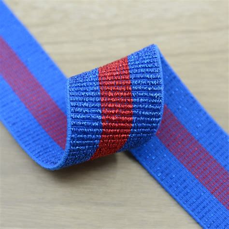 mm wide glitter striped elastic band colored elastic trim strapcrafts