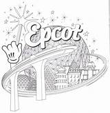 Disney Coloring Kingdom Animal Pages Popular Epcot sketch template