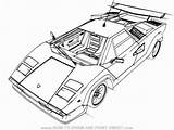 Lamborghini Coloring Pages Drawing Countach Outline Aventador Print Draw Printable Car Gallardo Easy Small Letscolorit Getdrawings Drawings Cool Cars Paintingvalley sketch template